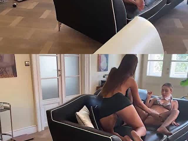 Real Pair Screw Their Lewd Maid In Sexy POV 3some