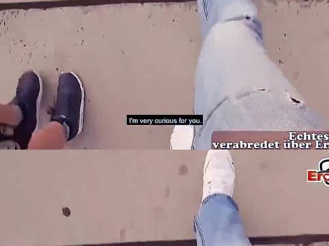 Black-haired Girl Lets A Stranger Fuck Her Properly In Public