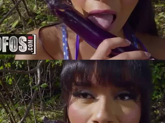 MOFOS - Large tit Oriental teen Aryana Amatista wants large wang