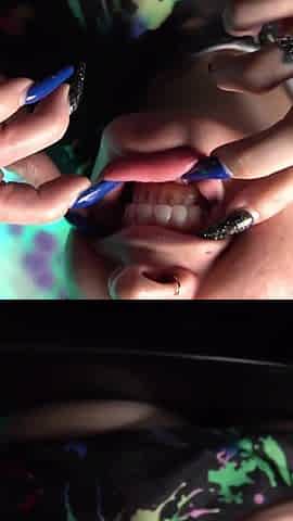 Big Natural Tits and Pretty Teeth JOI