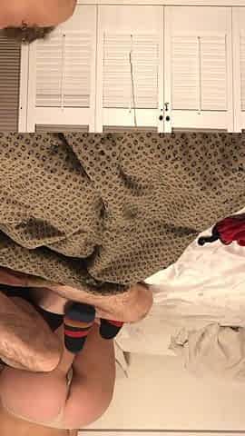 Stepmom shares a bed with stepson