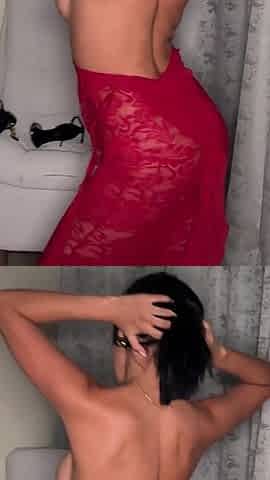 Colombian Beauty Takes off Her Red Dress and Let Me Fuck Her Hard!