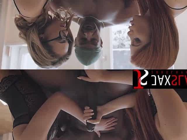Marina Gold And Rika Fane Three-some Interracial Adventure