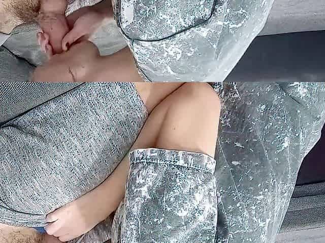 Soft fellatio with a lot of cum in her throat