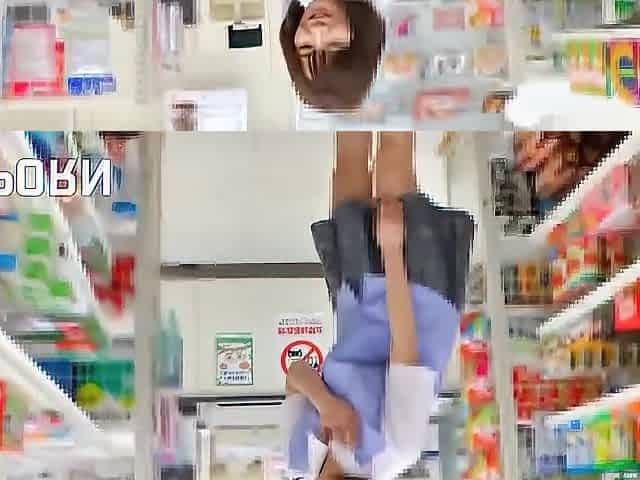 Young Japanese Store Clerk Uncensored