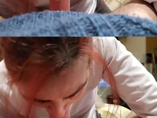 Fast to gulp when that guy explodes in cum just when I'm gonna lick his nuts