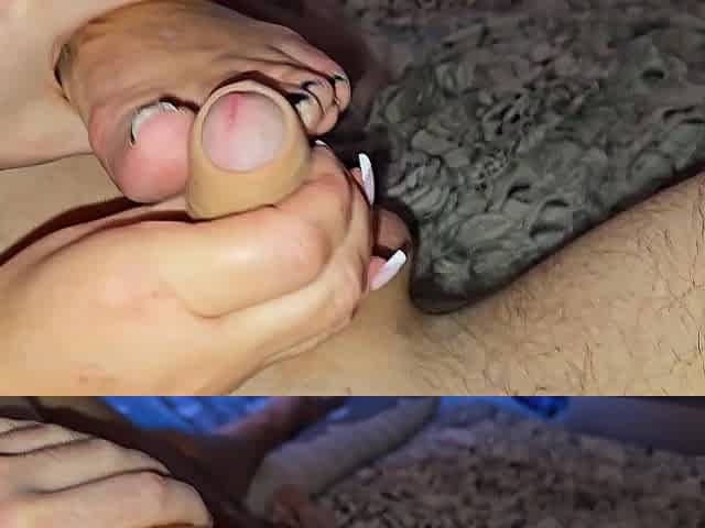 Stepmom, Let Me Clean Your Soles with Cum