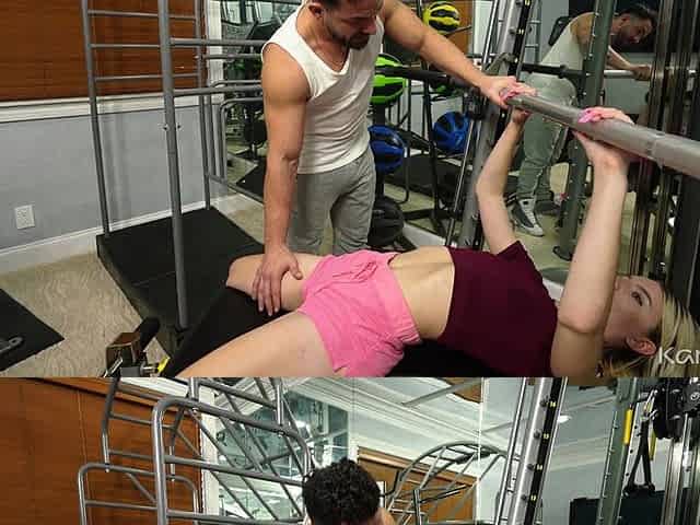 Jizzed on Gym Slut
