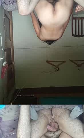 Mature Neighbor Rides Young