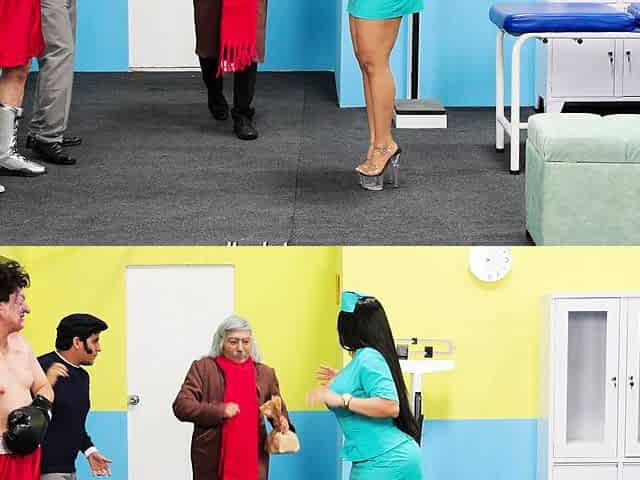 Dr. Cacherin Fucks a Busty Nurse