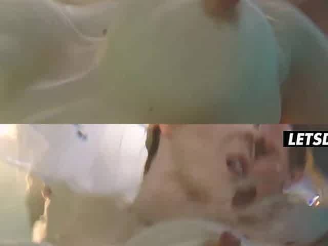 This chab Bent Me Over the Pool Edge and Stretched My Vagina Underwater