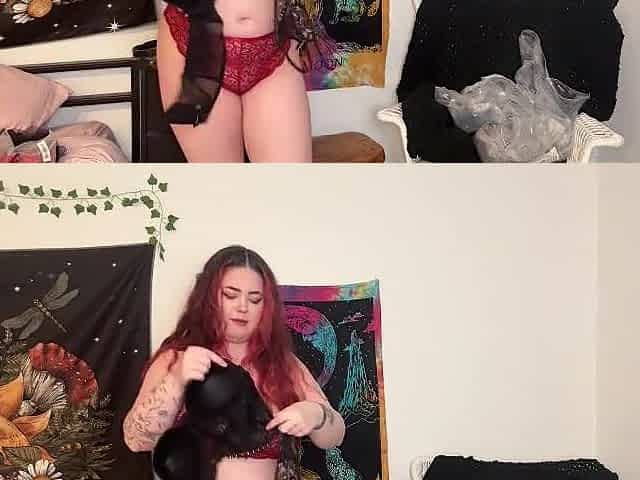 Trying on all my underware - striptease, try on haul, in nature's garb