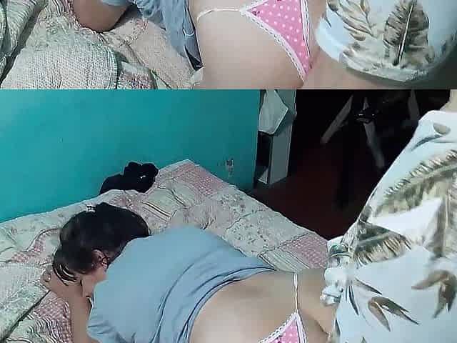 With a plump hotty we've sex on all fours and then this babe rides me
