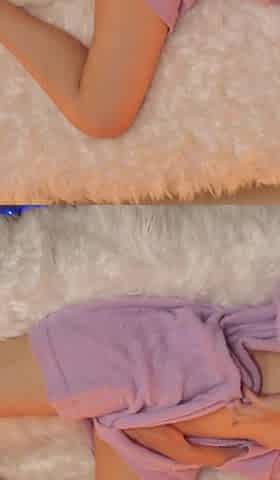 Hot Blonde MILF Masturbates Alone at Home