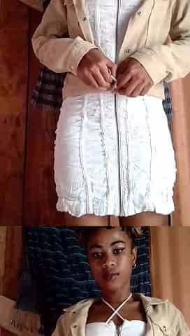 Black Teen Babe Stip for You