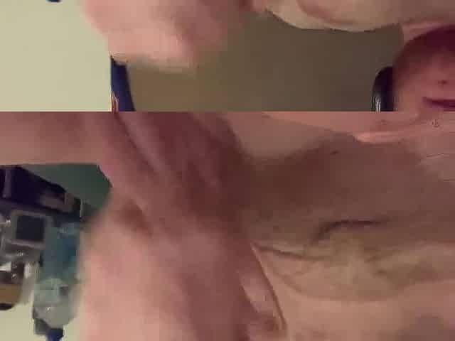 Dude Stroking Hard Penis