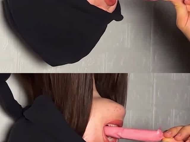 Ice Cream Game. Stepsis Getting A Huge Cumshot On Her Face During The Taste Game. Blowjob
