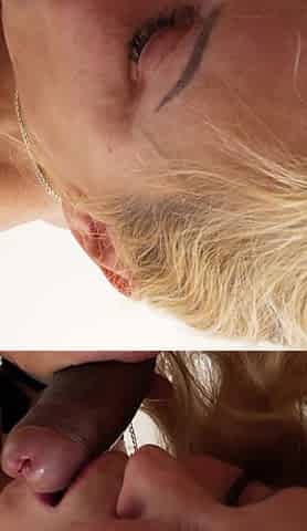 Blonde Cougar MILF Mya Evans Interracial POV BBC Creampie
