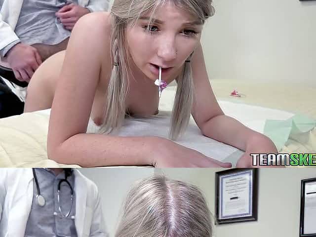 Pretty hottie Vienna Rose is fucked by handsome young gynecologist