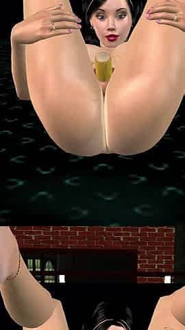 Beautiful Asian Girl Masturbates with Corn - Wet & Wild Veggie Play in HD