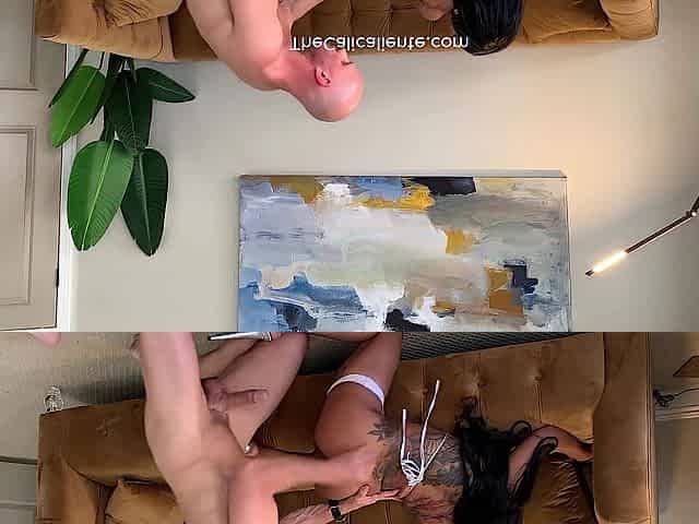 (IR)Vehement homemade Bang Gorgeous Black Wench Cali Caliente gets banged and vagina ate by Johnny Sins