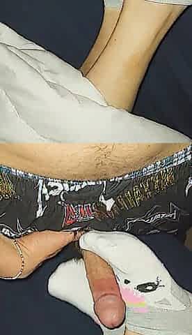 Wicked Little Unicorn Ankle Socks Sockjob Cum