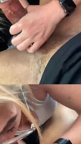 Cheating White Wife Sucks BBC