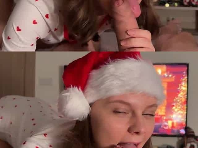 Gentle Recent Year's oral job and sex with a cute real cutie