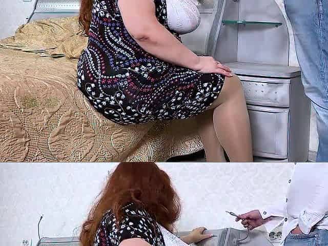 mother I'd like to fuck took a large jock in her booty