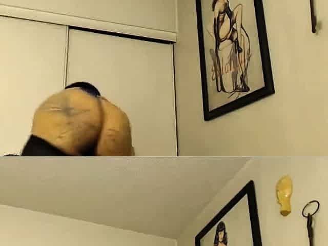 Black Amateur with a Big Ass and Big Tits on Webcam