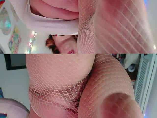 Captivated with My Fishnet Stockings, Worship Me