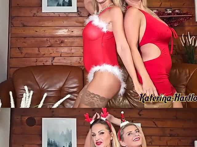 Happy New Year And Katerina Hartlova - New Year Celebration With My New Busty Milf Girlfriend