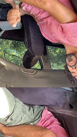 POV Solo Hunk Soft To Hard Edging Til Cum ???? Hunk Masturbation In Car & Nature