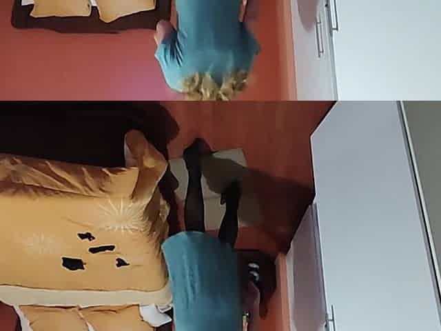I Come Home From Work Excited and I Show Myself in Front of the Maid's Husband, I Need to Fuck
