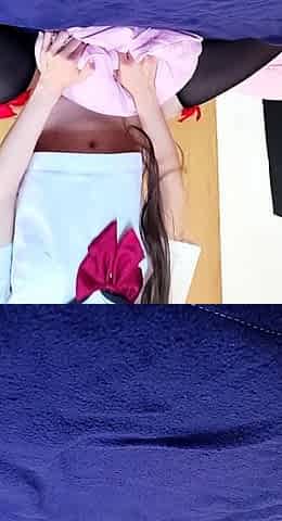 Slutty amateur teen GF jerking my dick