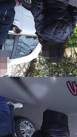 The Teacher Swallows Cock on a Public Street (dick Flash Extreme Public Action!) - Misscreamy