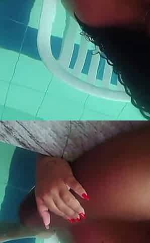Me in the Condominium Pool