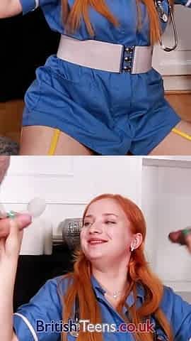 SLOPPENHEIMER - Victoria Greene's 1st Nurse Blowbang