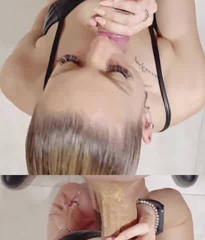 4K Blowjob with cumshot on my face - Jessica Fox
