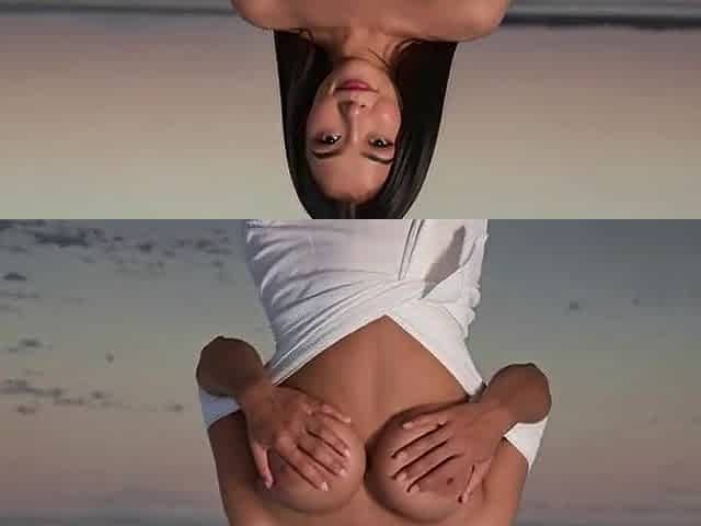 ourdream - Nude Enjoyment With Tiny Oriental Trang On The Sunset Salt Flats