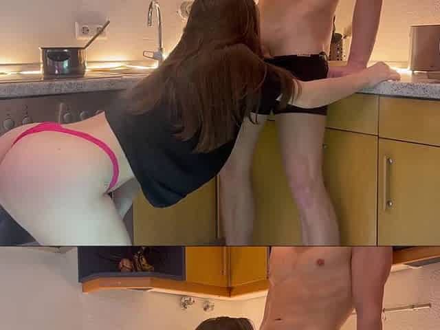 Stunning teen fuck orgasm and cum on tits
