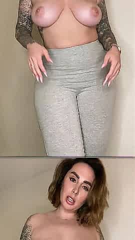 Large booty paige turnah is gonna tease u with her butt in yoga panties previous to taking 'em off to mast