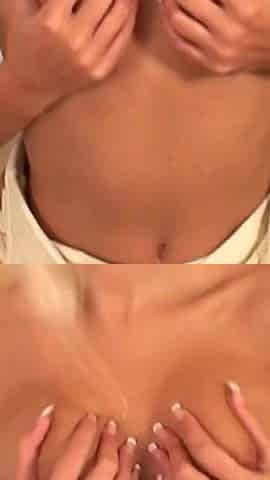 Blonde Babe Fingers Her Tight Pussy to Orgasm