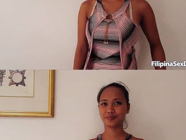 Asian sex diary dripping thick creampie fuck with sexy Pinay