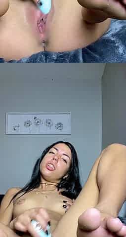 Exotic brunette hardcore foot fetish fuck