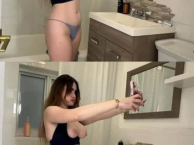 Cum inside my busty stepsis twice