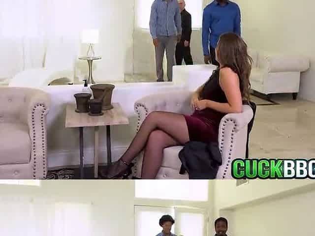 Cuck Invites Ebony Lads To Fuck His Wife
