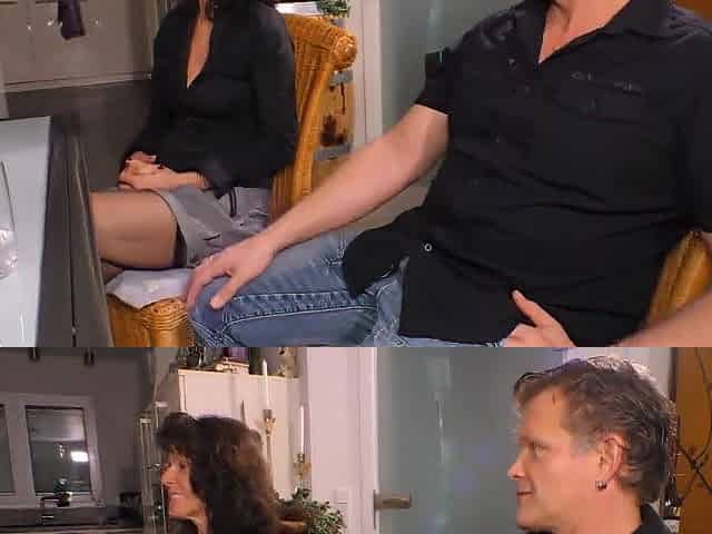 Older pair vagina licking fingering at home