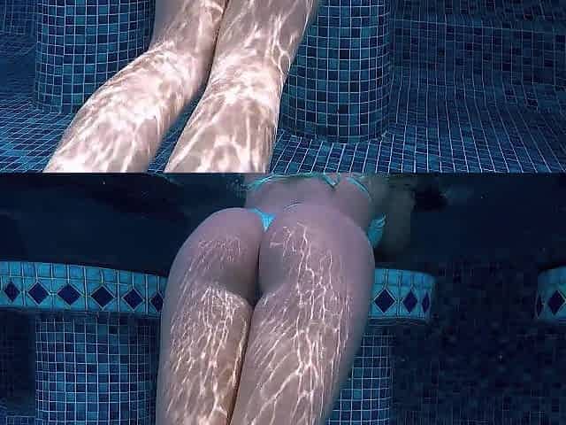 Met her at the Pool, That babe Invited me in her Apartment!