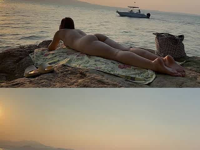 I asked a stranger to put me some sunscreen on a nudist beach